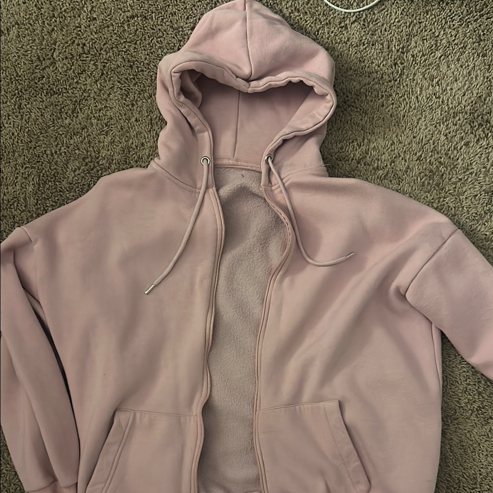 Boohoo - Pink Hoodie Zip Up